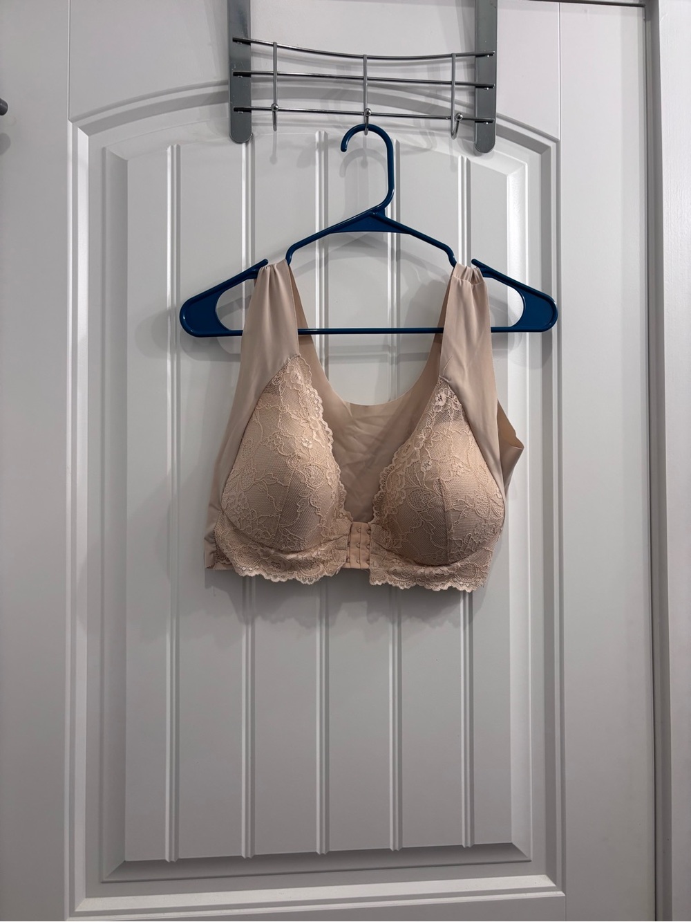 Nude Lace Comfort Wireless Bra - Women Intimates & Sleepwear